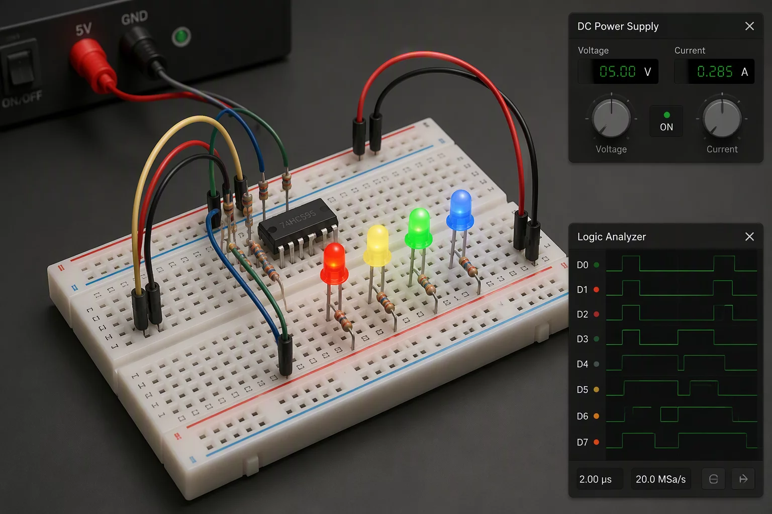 Circuits Simulation and Microcontroller Lab